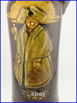 Rare Royal Doulton Ceramic Kingsware Dewars Scotch Whiskey Jug The Watchman