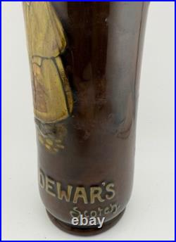Rare Royal Doulton Ceramic Kingsware Dewars Scotch Whiskey Jug The Watchman
