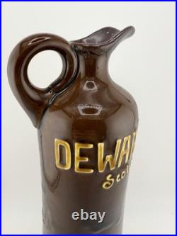 Rare Royal Doulton Ceramic Kingsware Dewars Scotch Whiskey Jug The Watchman