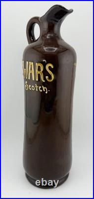 Rare Royal Doulton Ceramic Kingsware Dewars Scotch Whiskey Jug The Watchman