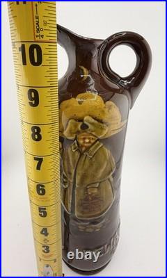 Rare Royal Doulton Ceramic Kingsware Dewars Scotch Whiskey Jug The Watchman