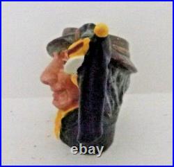 Rare Royal Doulton Character Jug Punch And Judy Man D6596 Etc Miniature Size
