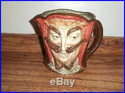 Rare Royal Doulton Devil Mephistopheles Character Toby Jug D5757 Made In England