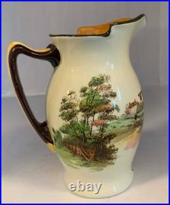 Rare Royal Doulton Goldsmith Pitcher D2079 Artist Signed Excellent