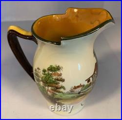 Rare Royal Doulton Goldsmith Pitcher D2079 Artist Signed Excellent