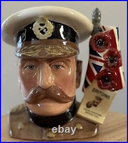 Rare Royal Doulton Lord Kitchener Toby Jug Limited Ed. #1 of 1500 D7148