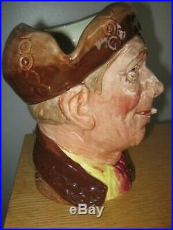 Rare Royal Doulton Pearly Boy With Brown Buttons Large Character Jug