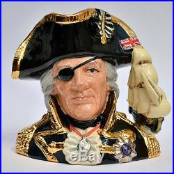 Rare Royal Doulton Prototype Vice-admiral Lord Nelson Large Character Jug