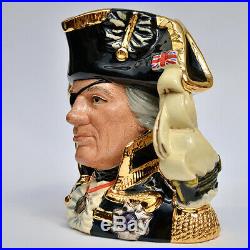 Rare Royal Doulton Prototype Vice-admiral Lord Nelson Large Character Jug