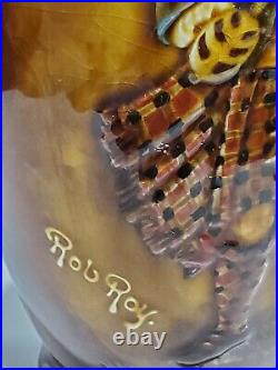 Rare Royal Doulton Rob Roy 1912 Greenlees Claymore Scotch Whisky Jug Decanter