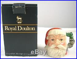 Rare Royal Doulton Santa Claus with Bell Handle Toby Character Jug Mint in Box