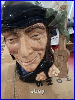 Rare Royal Doulton Scaramouche D6558 Character Toby Jug Mug (1961) As Is