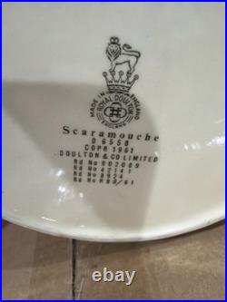 Rare Royal Doulton Scaramouche D6558 Character Toby Jug Mug (1961) As Is