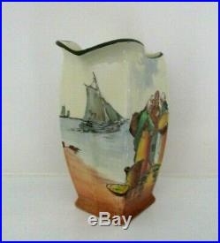 Rare Royal Doulton Seriesware Jug Fisherfolk A Brittany D4405 Excellent