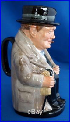 Rare Royal Doulton Sir Winston Churchill Toby Character Jugs Unrecorded Sizes