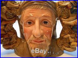 Rare Royal Doulton Toby Jug Geoffrey Chaucer #443 withCOA #602/1500