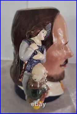 Rare Royal Doulton William Shakespeare Toby Jug LIMITED EDITION Large 2 Handle