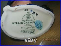 Rare Royal Doulton Willie Carson Character Jug Ltd Edition