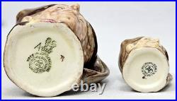Rare Set of 4 Royal Doulton'Arry' Character Jug Graduated Toby Jugs England