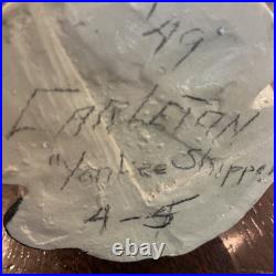 Rare Toby Character Jug One Of A Kind Yankee Skipper 1949 Carleton Handmade 6