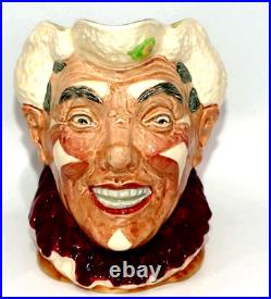 Rare Vintage Royal Doulton large character jug The Clown D6322 First version