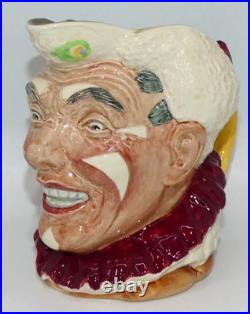 Rare Vintage Royal Doulton large character jug The Clown D6322 First version