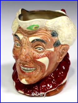 Rare Vintage Royal Doulton large character jug The Clown D6322 First version
