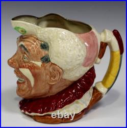 Rare Vintage Royal Doulton large character jug The Clown D6322 First version