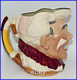 Rare Vintage Royal Doulton large character jug The Clown D6322 First version