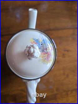 Rare antique Royal Doulton pitcher jug scenic landscape faun demon / devil scene