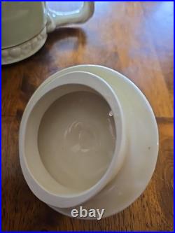 Rare antique Royal Doulton pitcher jug scenic landscape faun demon / devil scene