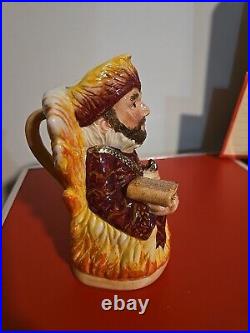 RareVintage Royal Doulton Fire King Toby Mug Cup Jag Limited Edition Of 153/1500