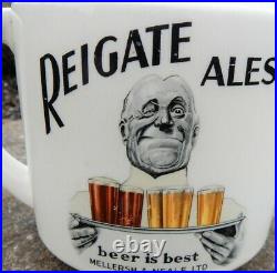 Reigate Ales Surrey pre war brewery advertising pub jug Royal Doulton