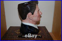 Ronald Reagan D6718 Large Royal Doulton Character Jug With Original Box and More