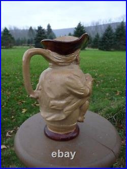 Royal DOULTON LAMBETH Salt Glazed Stoneware TOBY PITCHER JUG Toby Fillpot 3726