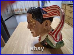Royal Daulton Character Jug D7300 President Barack Obama Large CJOY 2011