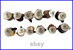 Royal Doulton 12 Miniature Tiny Charles Dickens Hand Painted Jugs