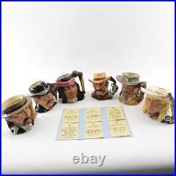 Royal Doulton 1984 Wild West Collection COMPLETE all 6 Wyatt Earp, Buffalo Bill