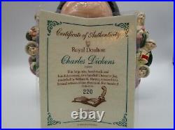Royal Doulton 1993 Charles Dickens D6939 Limited Ed. No 220/2500 LGToby Jug