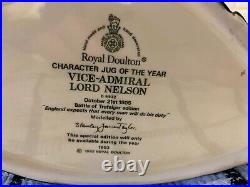 Royal Doulton 1993 Vice-Admiral Lord Nelson Character Jug D6932