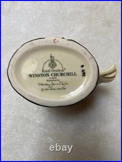 Royal Doulton 4 Toby Jug. Winston Churchill. D6934. Made in 1991