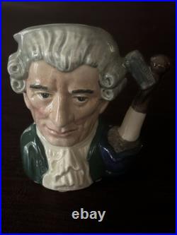 Royal Doulton 4 inch Toby Jug Complete 7 piece Colonial Williamsburg Collection
