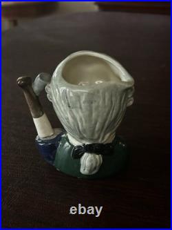 Royal Doulton 4 inch Toby Jug Complete 7 piece Colonial Williamsburg Collection