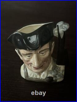 Royal Doulton 4 inch Toby Jug Complete 7 piece Colonial Williamsburg Collection