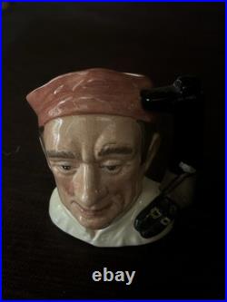 Royal Doulton 4 inch Toby Jug Complete 7 piece Colonial Williamsburg Collection