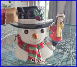 Royal Doulton 6.75 Snowman Character Jug Mug D7241 Limited Edition 134/500 2003