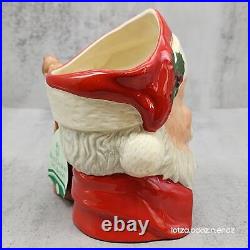 Royal Doulton 6 Christmas Jug Hand-Painted Santa Claus & Reindeer Vintage 1982