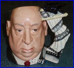 Royal Doulton ALFRED HITCHCOCK Character Jug D6987 / c1995 1st Quality Excellent