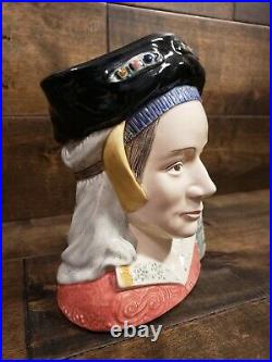 Royal Doulton Anne of Cleves D6653 Limited 1979 Character Toby Jug Large 7