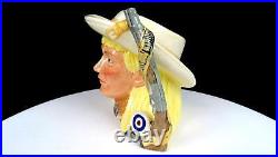 Royal Doulton Annie Oakley D6732 Stanley Taylor Design 5 1/4 Toby Jug 1985-1989